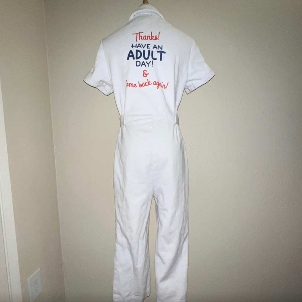 Valfre White “Have an Adult Day” Jumpsuit